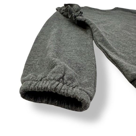 Crewcuts | Girls’ Ruffle Shoulder Sweatshirt (M) 🩶 - Picture 3 of 6